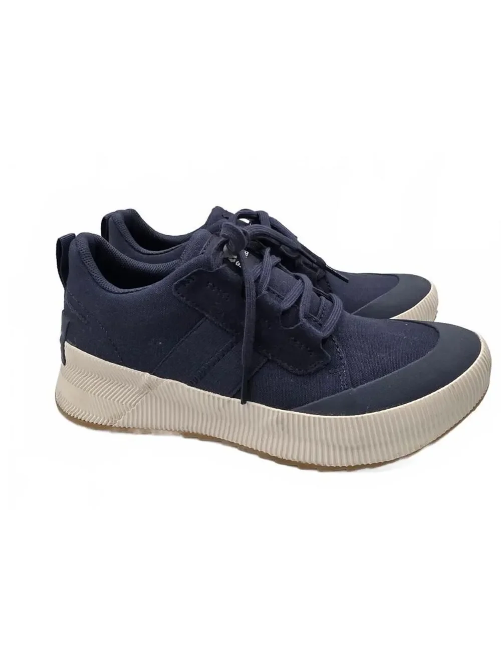 Sorel Women's Out 'N About III Low Canvas Waterproof sneakers Size 8 Blue casual